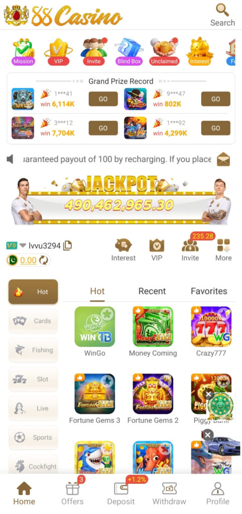 88 CASINO GAME APK
